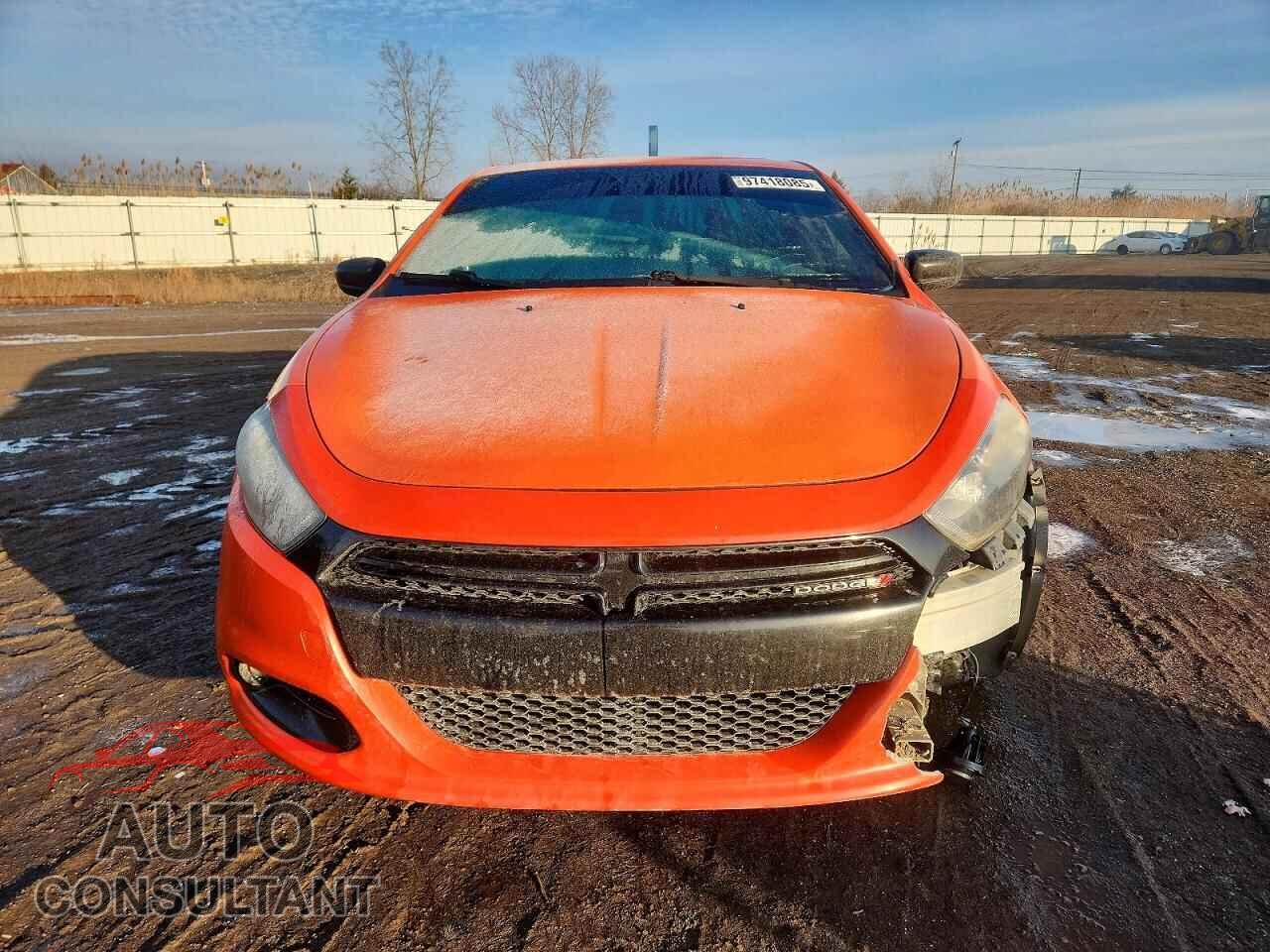 DODGE DART 2015 - 1C3CDFBB3FD344883