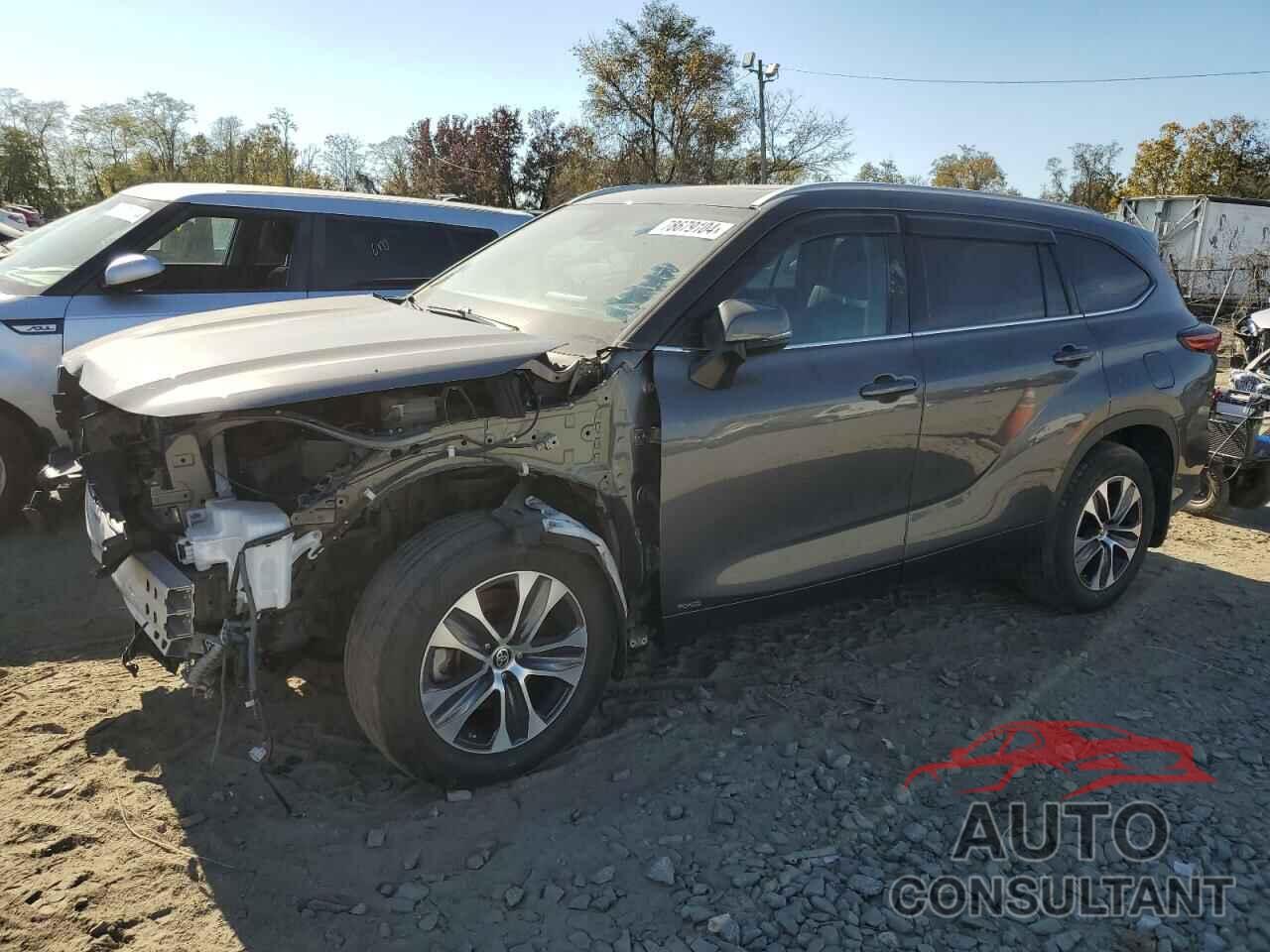 TOYOTA HIGHLANDER 2022 - 5TDGBRCH5NS549213