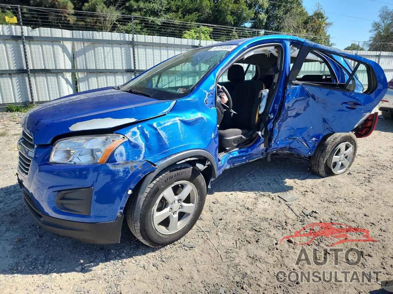 CHEVROLET TRAX 2016 - KL7CJNSBXGB728183