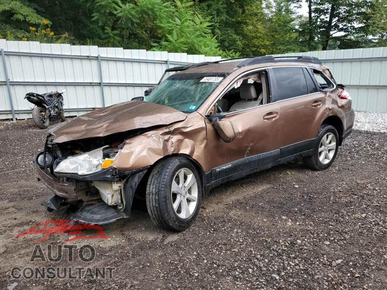SUBARU OUTBACK 2013 - 4S4BRBCC7D3304507
