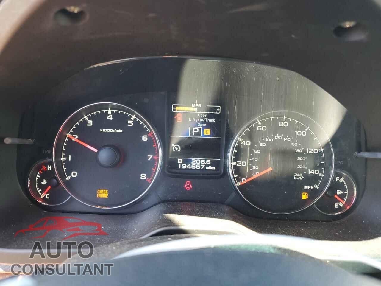 SUBARU OUTBACK 2013 - 4S4BRBKC4D3241075