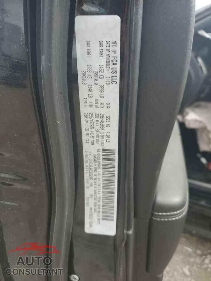 DODGE DURANGO 2019 - 1C4SDJGJ6KC652947