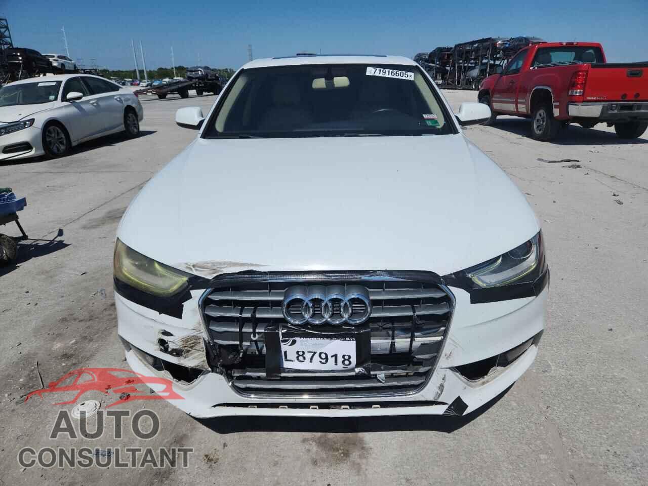 AUDI A4 2013 - WAUAFAFL2DN038863
