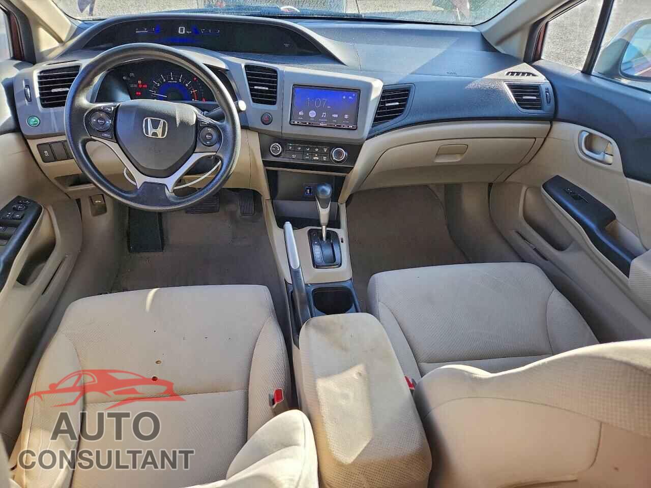 HONDA CIVIC 2012 - 19XFB2F5XCE334700