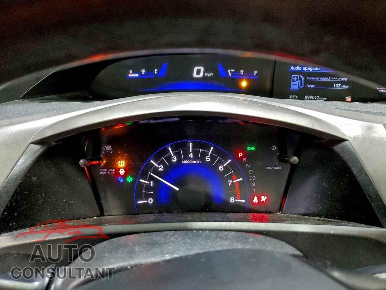 HONDA CIVIC 2012 - 2HGFB2F86CH592552