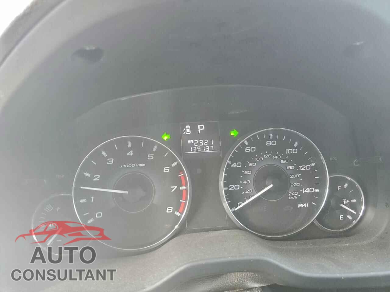 SUBARU OUTBACK 2012 - 4S4BRBCCXC3226013