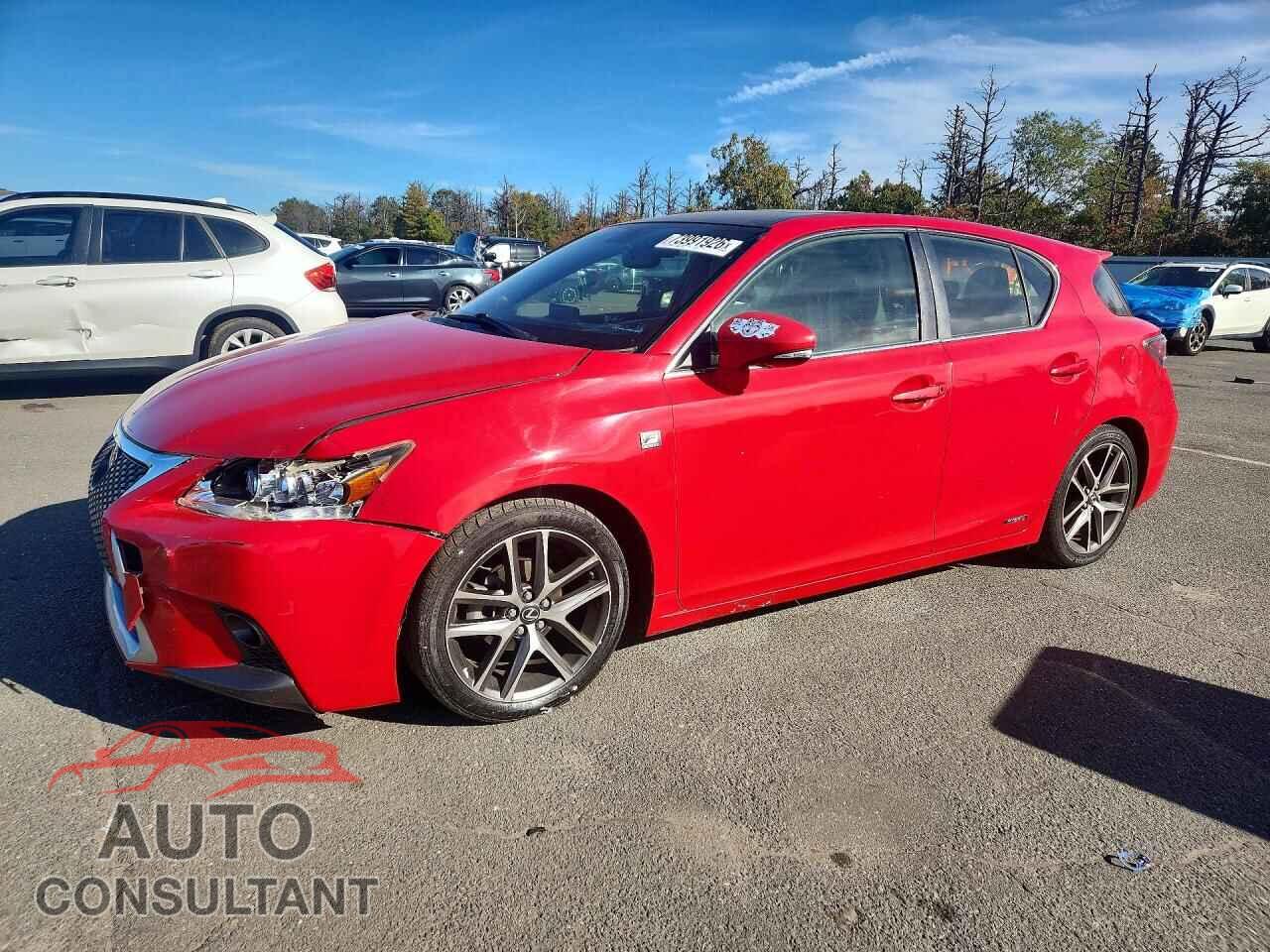 LEXUS CT 200 2014 - JTHKD5BH9E2187200