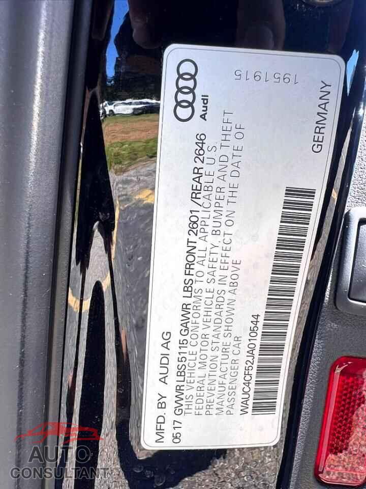 AUDI S5/RS5 2018 - WAUC4CF52JA010544