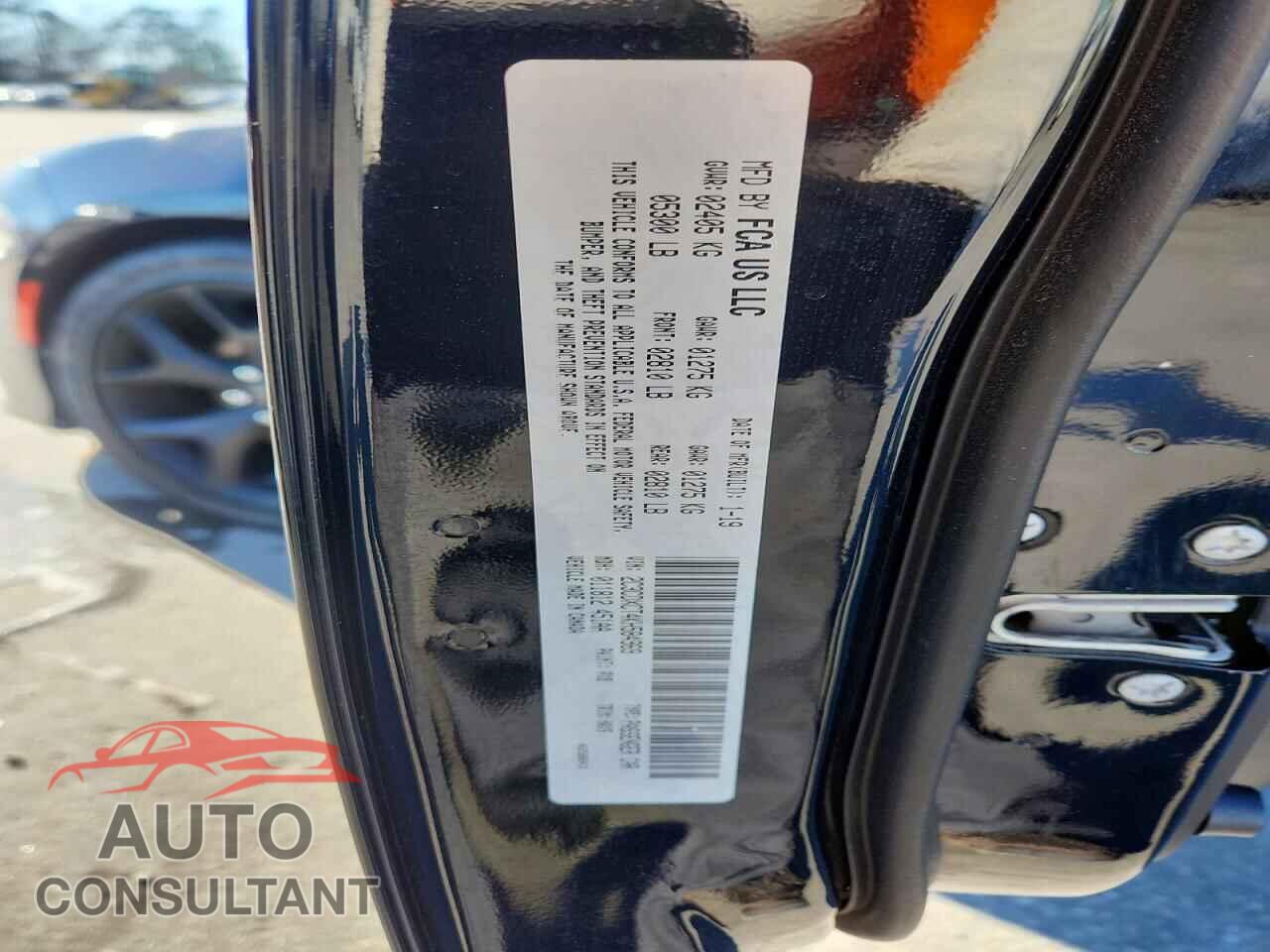 DODGE CHARGER 2019 - 2C3CDXCT4KH584969