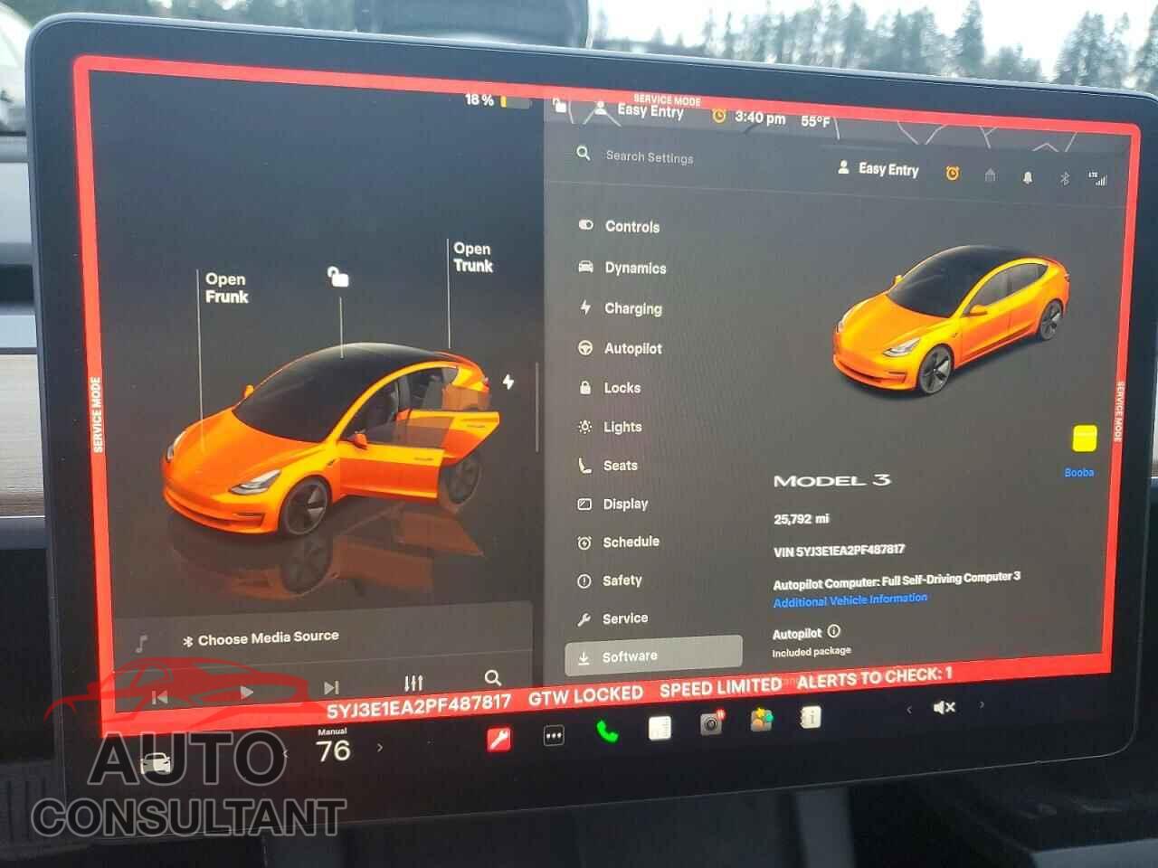 TESLA MODEL 3 2023 - 5YJ3E1EA2PF487817