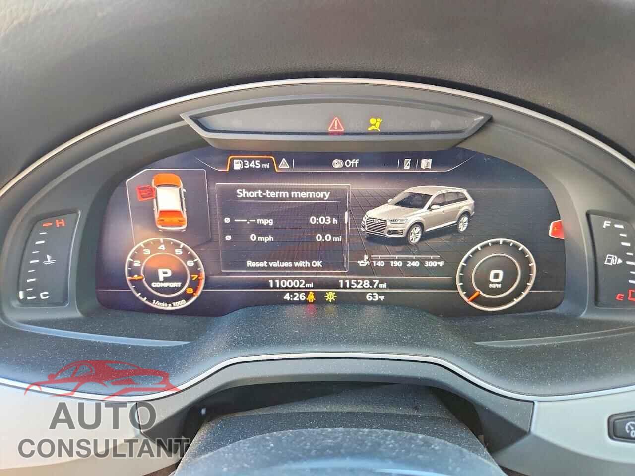 AUDI Q7 2019 - WA1LHAF74KD021519
