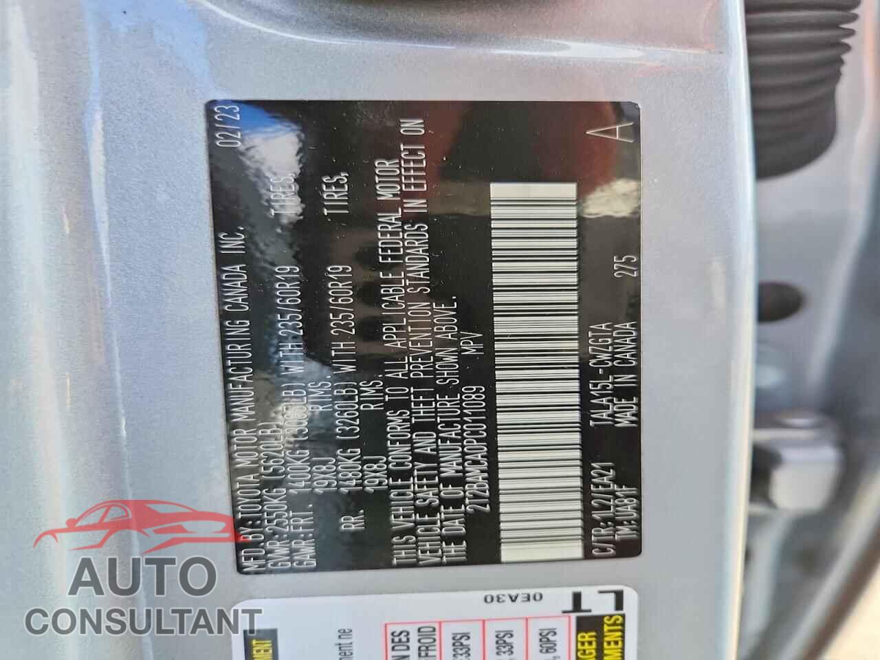 LEXUS RX350 2023 - 2T2BAMCA0PC011089