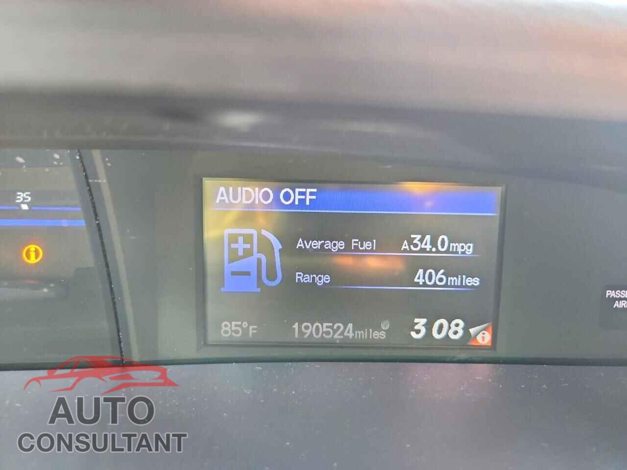 HONDA CIVIC 2013 - 19XFB2F82DE040123
