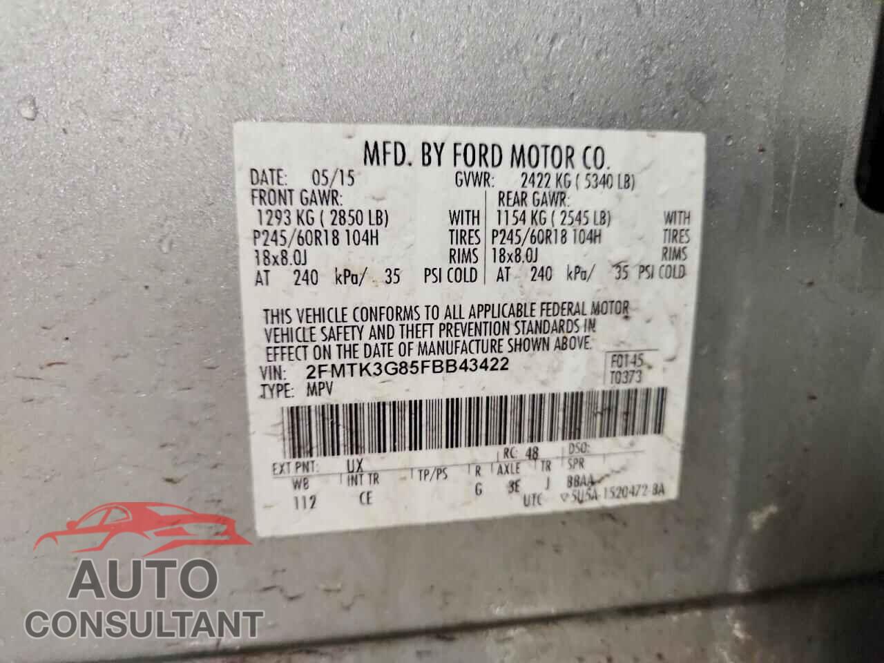 FORD EDGE 2015 - 2FMTK3G85FBB43422