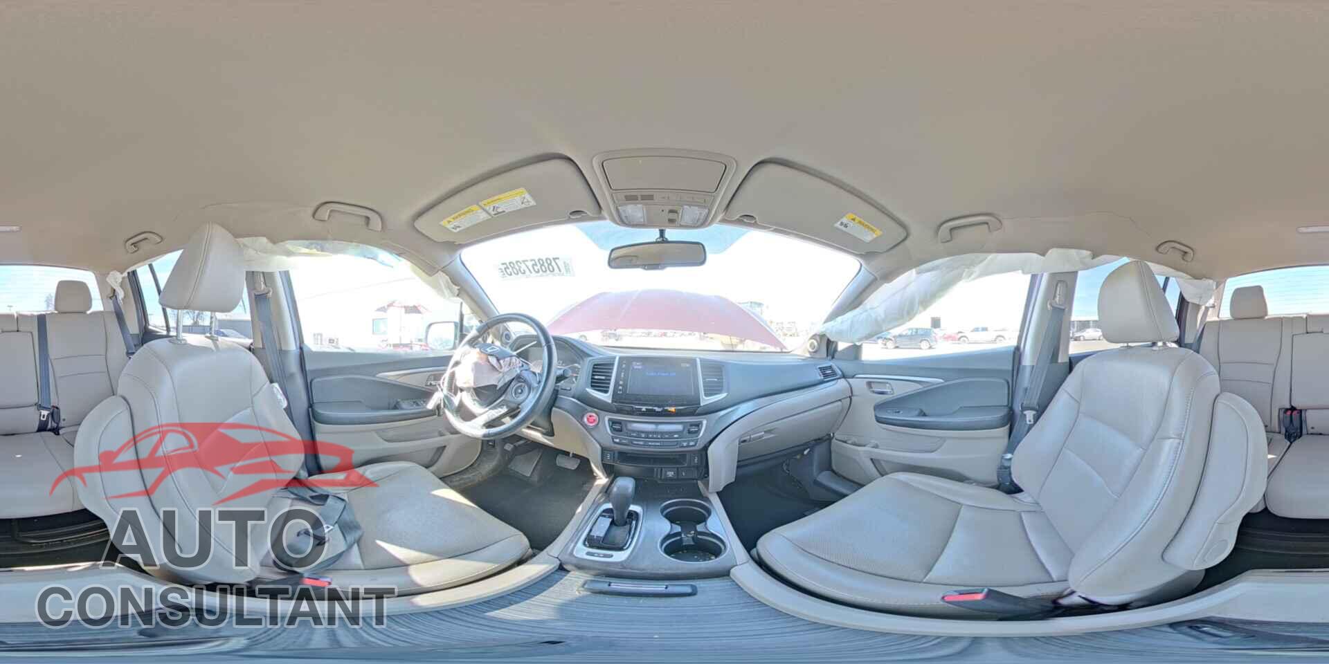 HONDA RIDGELINE 2017 - 5FPYK3F66HB009056