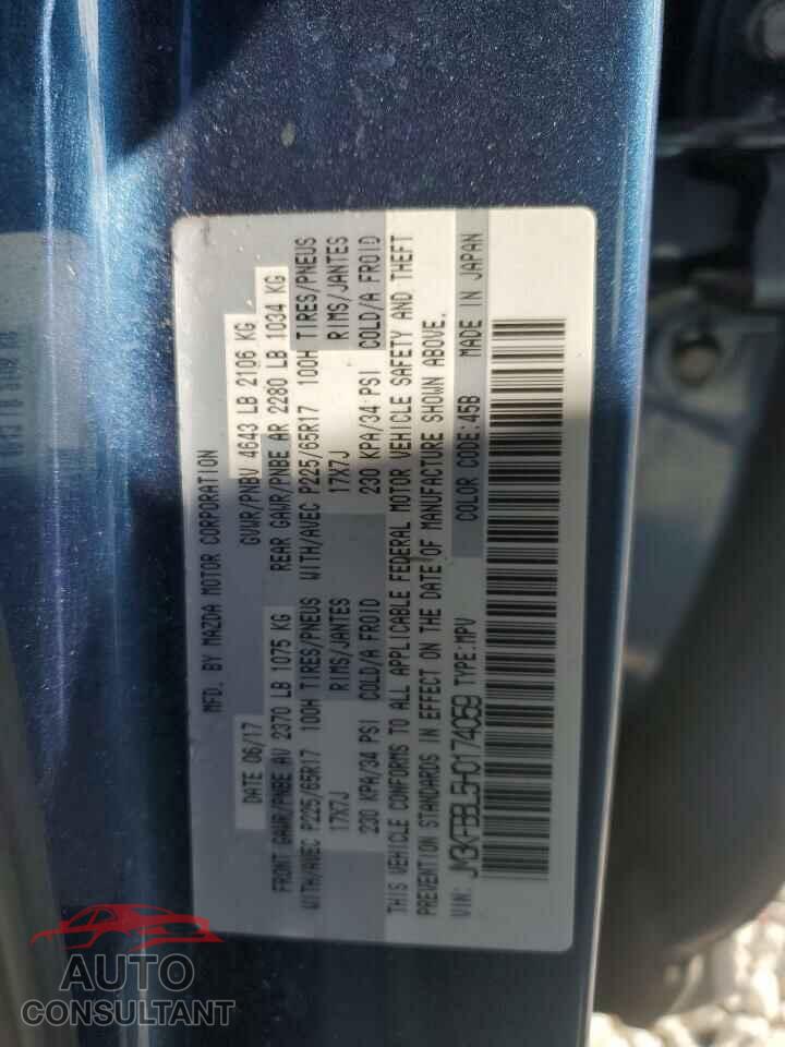 MAZDA CX-5 2017 - JM3KFBBL5H0174059