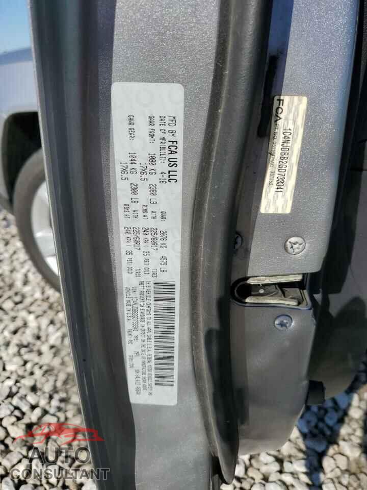 JEEP COMPASS 2016 - 1C4NJDBB2GD733341