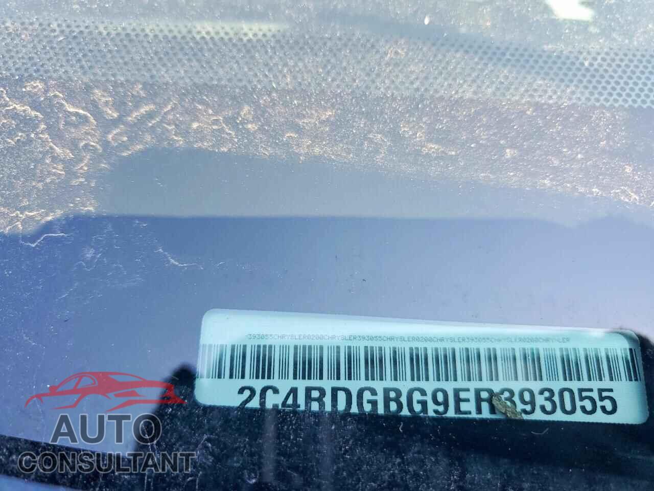 DODGE CARAVAN 2014 - 2C4RDGBG9ER393055