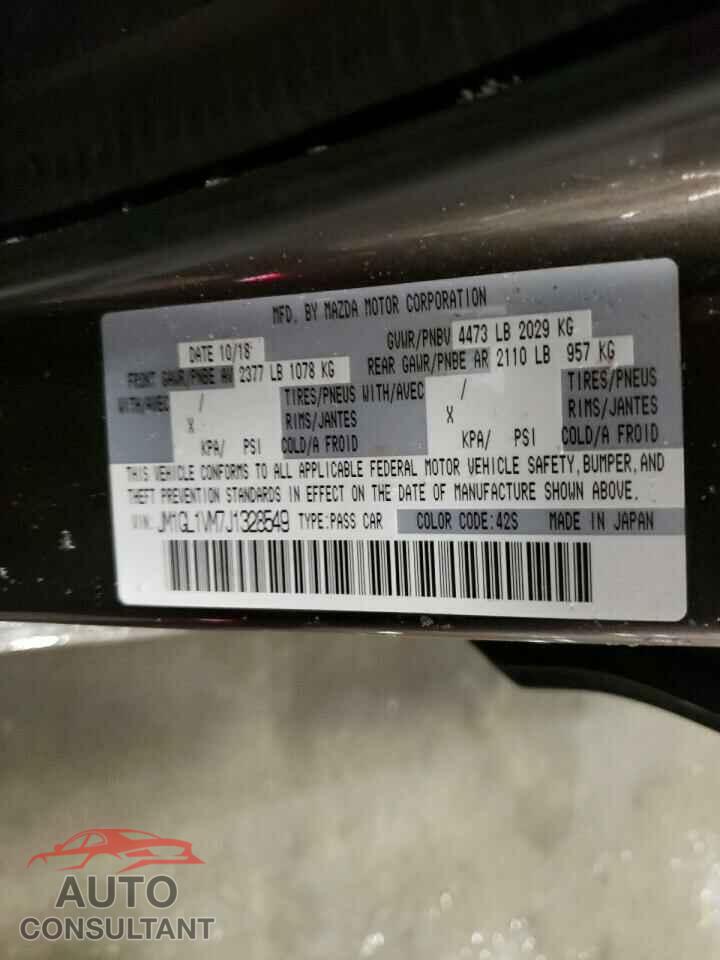 MAZDA 6 2018 - JM1GL1VM7J1328549