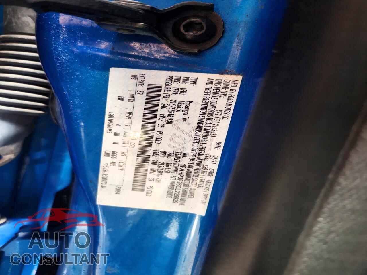 FORD FOCUS 2012 - 1FAHP3F26CL229929