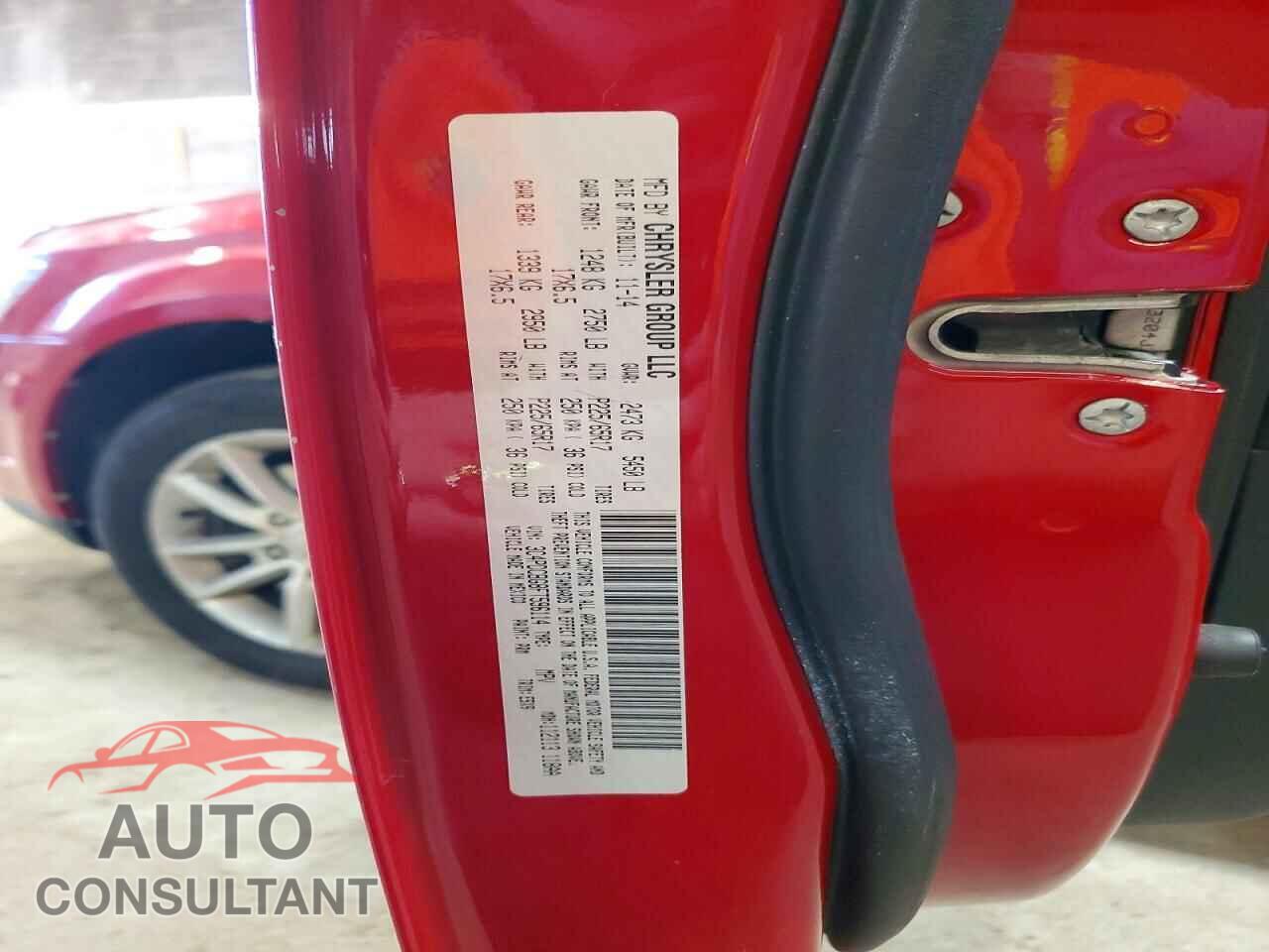 DODGE JOURNEY 2015 - 3C4PDCBG8FT596114