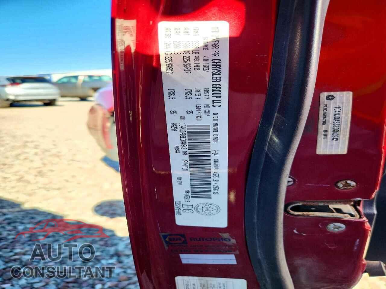 JEEP COMPASS 2014 - 1C4NJDAB6ED840942