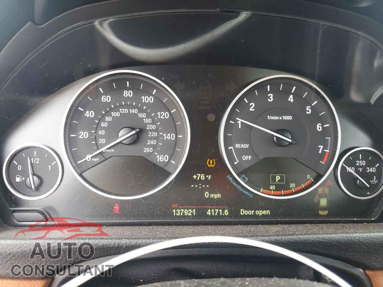 BMW 3 SERIES 2014 - WBA3A5C53EP602756