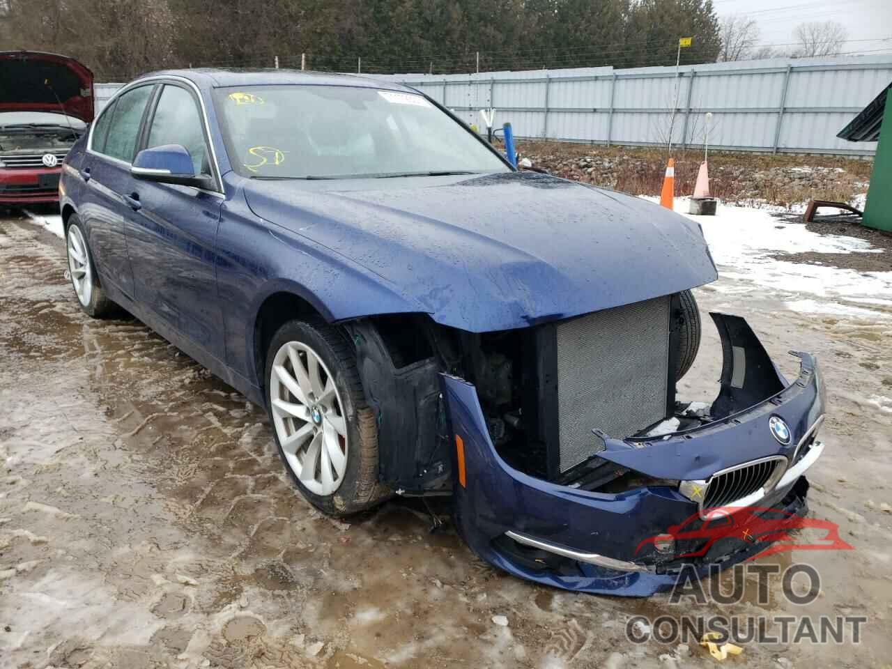BMW 3 SERIES 2017 - WBA8D9G34HNU64352