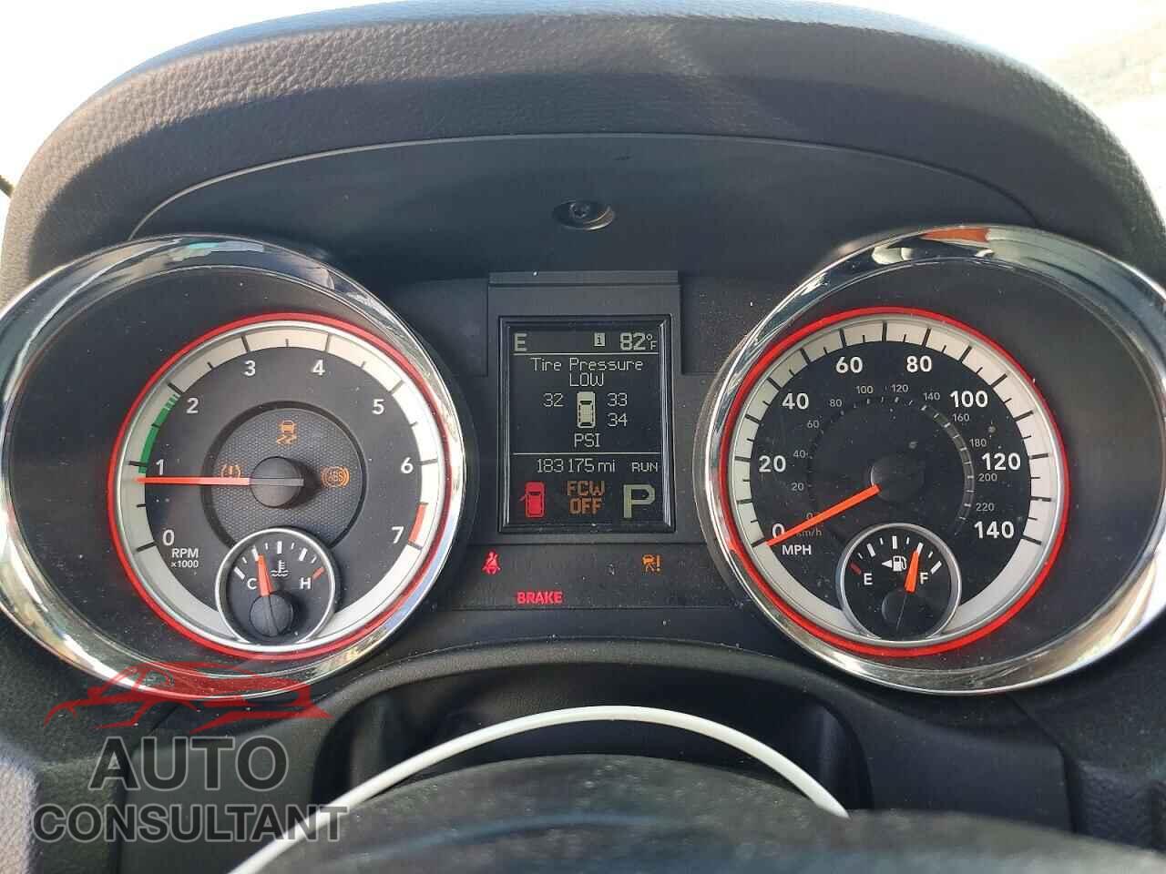 DODGE DURANGO 2012 - 1C4RDHEG2CC321637