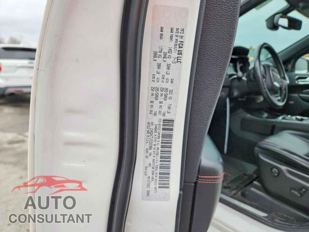 DODGE DURANGO 2015 - 1C4SDHCT1FC937884