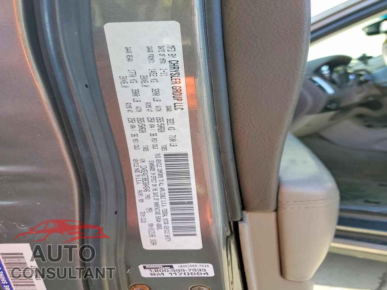 DODGE DURANGO 2011 - 1D4SE4GT8BC604546