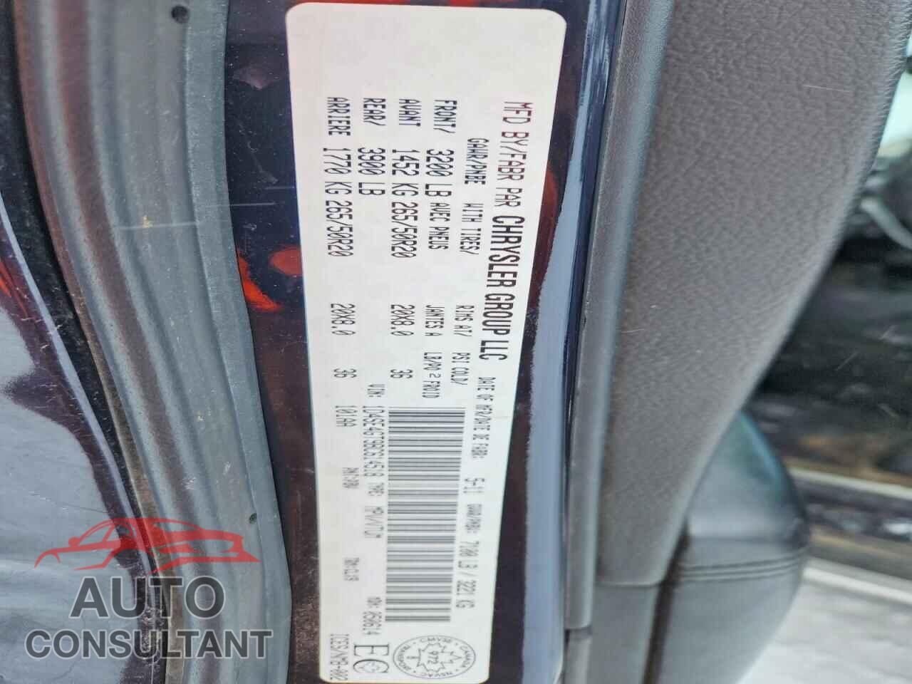 DODGE DURANGO 2011 - 1D4SE4GT9BC614518