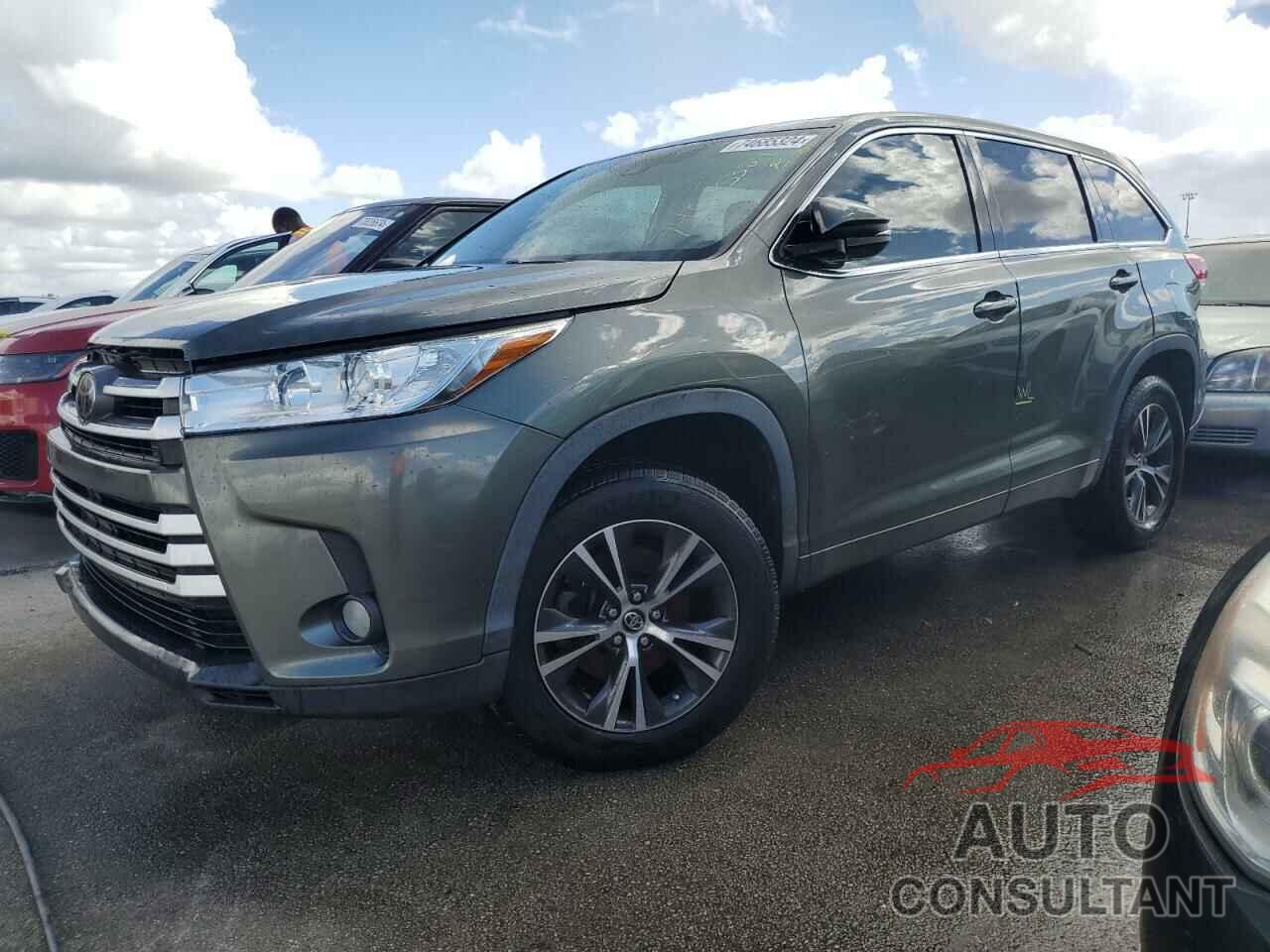 TOYOTA HIGHLANDER 2018 - 5TDZZRFH1JS252482