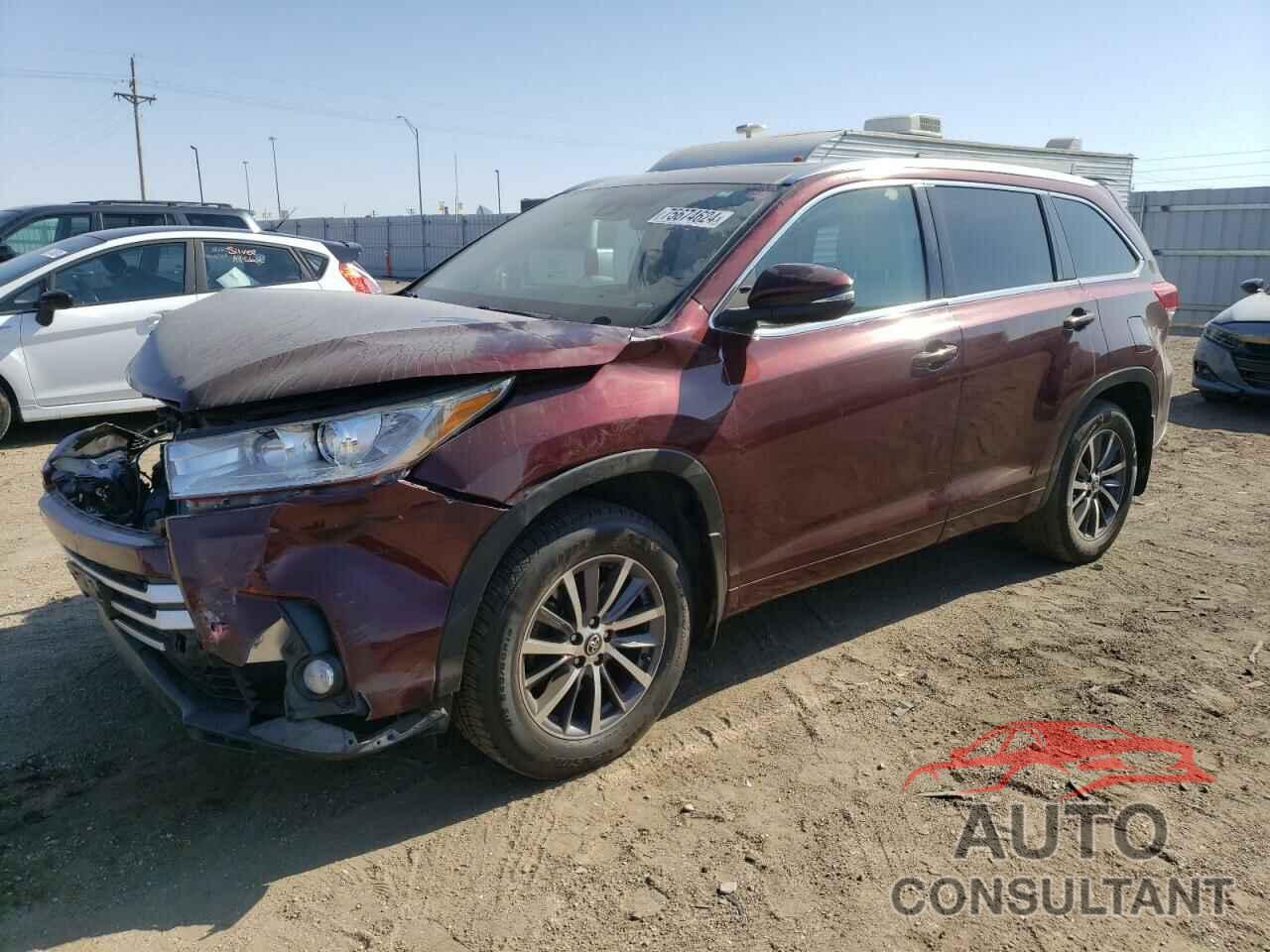 TOYOTA HIGHLANDER 2017 - 5TDJZRFH7HS440639