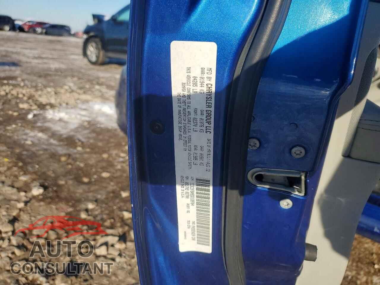 DODGE DART 2013 - 1C3CDFBA9DD139704