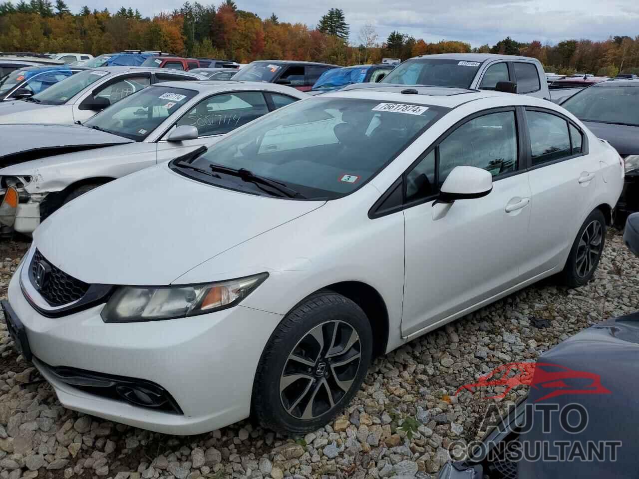 HONDA CIVIC 2013 - 19XFB2F94DE053531