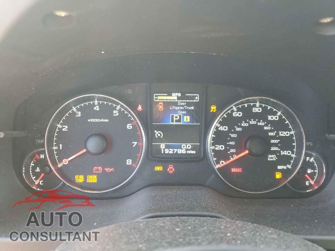 SUBARU OUTBACK 2013 - 4S4BRBKC8D3285712