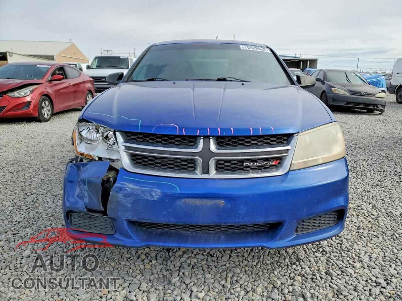 DODGE AVENGER 2013 - 1C3CDZAG5DN717704