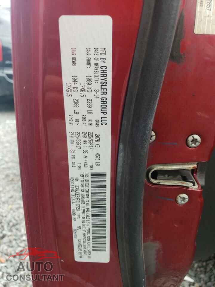 JEEP COMPASS 2015 - 1C4NJDEB3FD117657