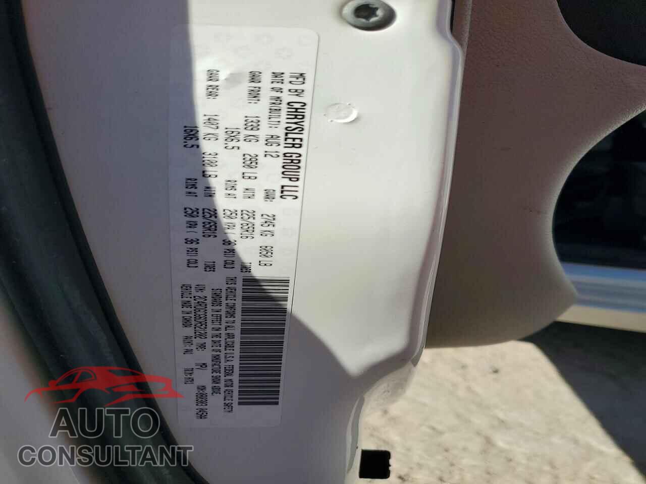 DODGE CARAVAN 2013 - 2C4RDGCG6DR521202