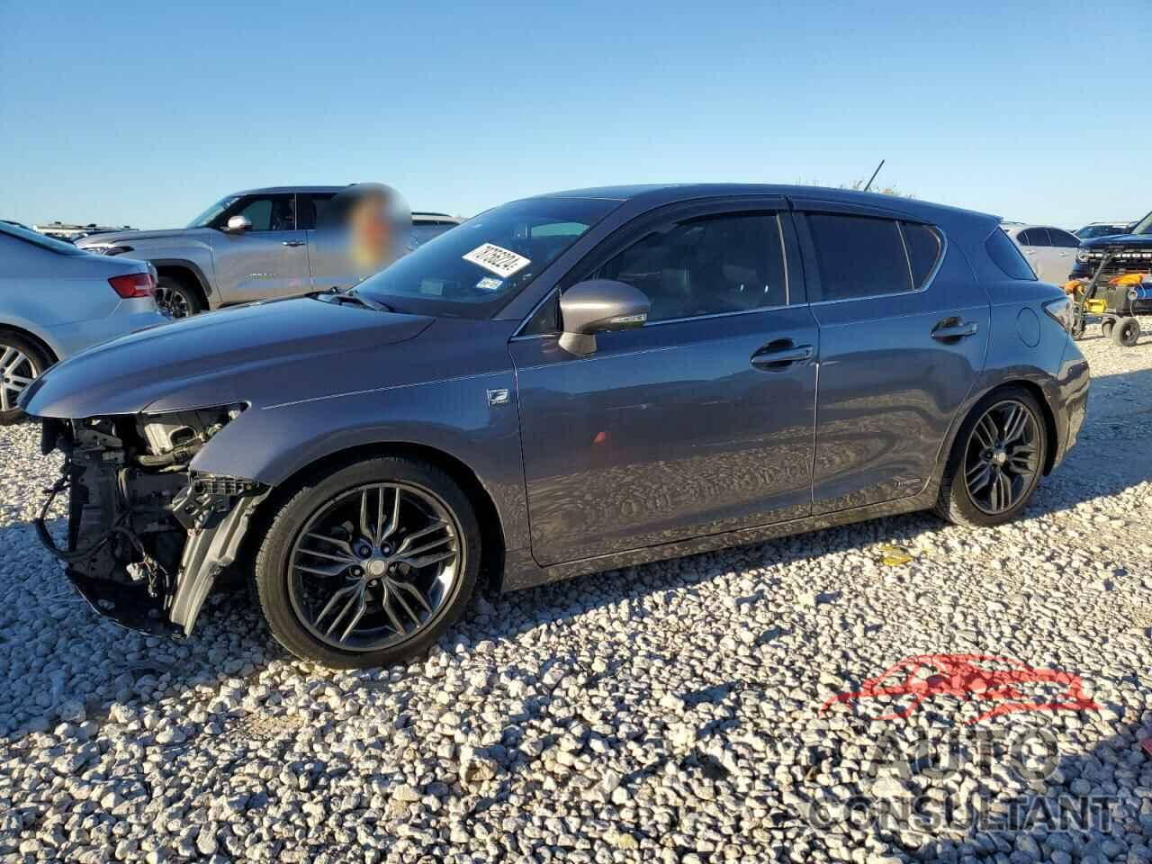 LEXUS CT 200 2012 - JTHKD5BH2C2078350