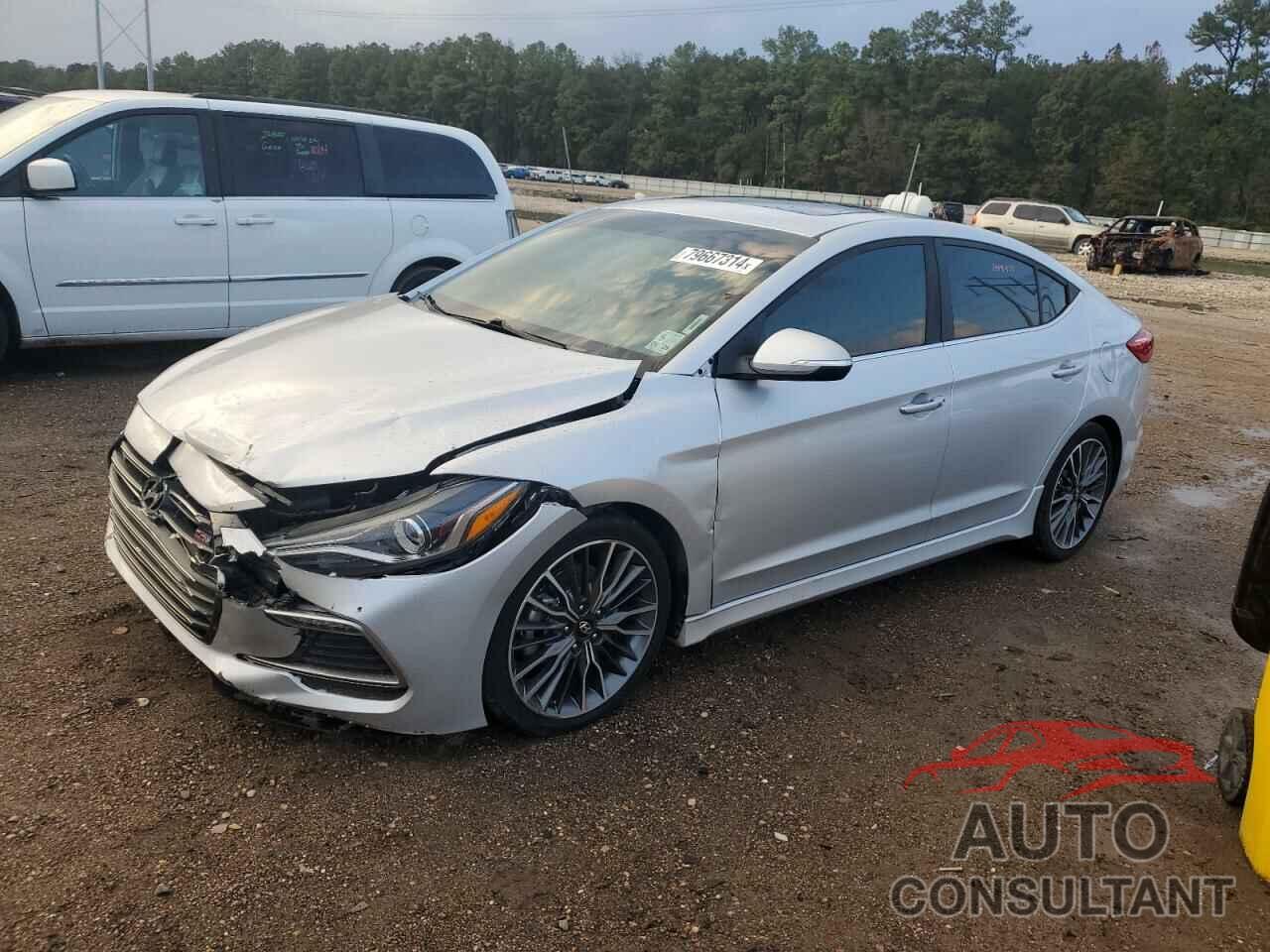 HYUNDAI ELANTRA 2018 - KMHD04LB9JU683697