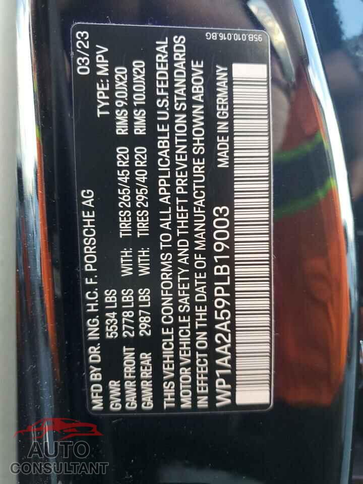 PORSCHE MACAN BASE 2023 - WP1AA2A59PLB19003