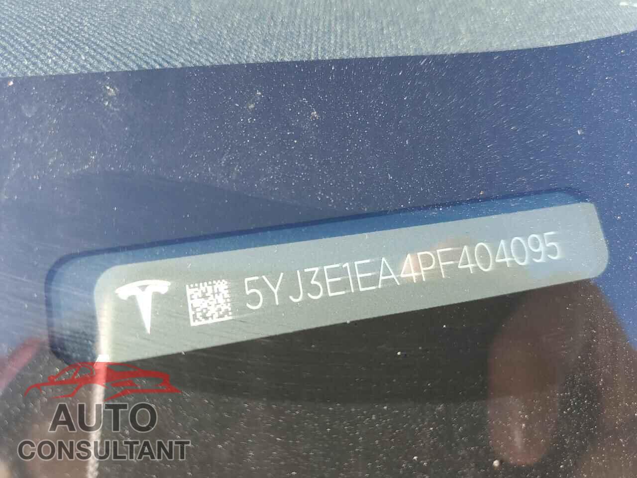 TESLA MODEL 3 2023 - 5YJ3E1EA4PF404095