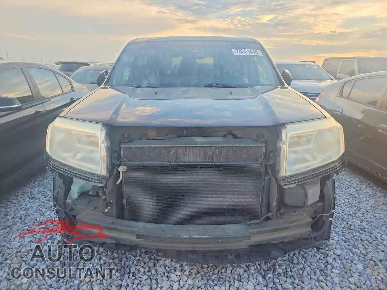 HONDA PILOT 2012 - 5FNYF3H51CB013722