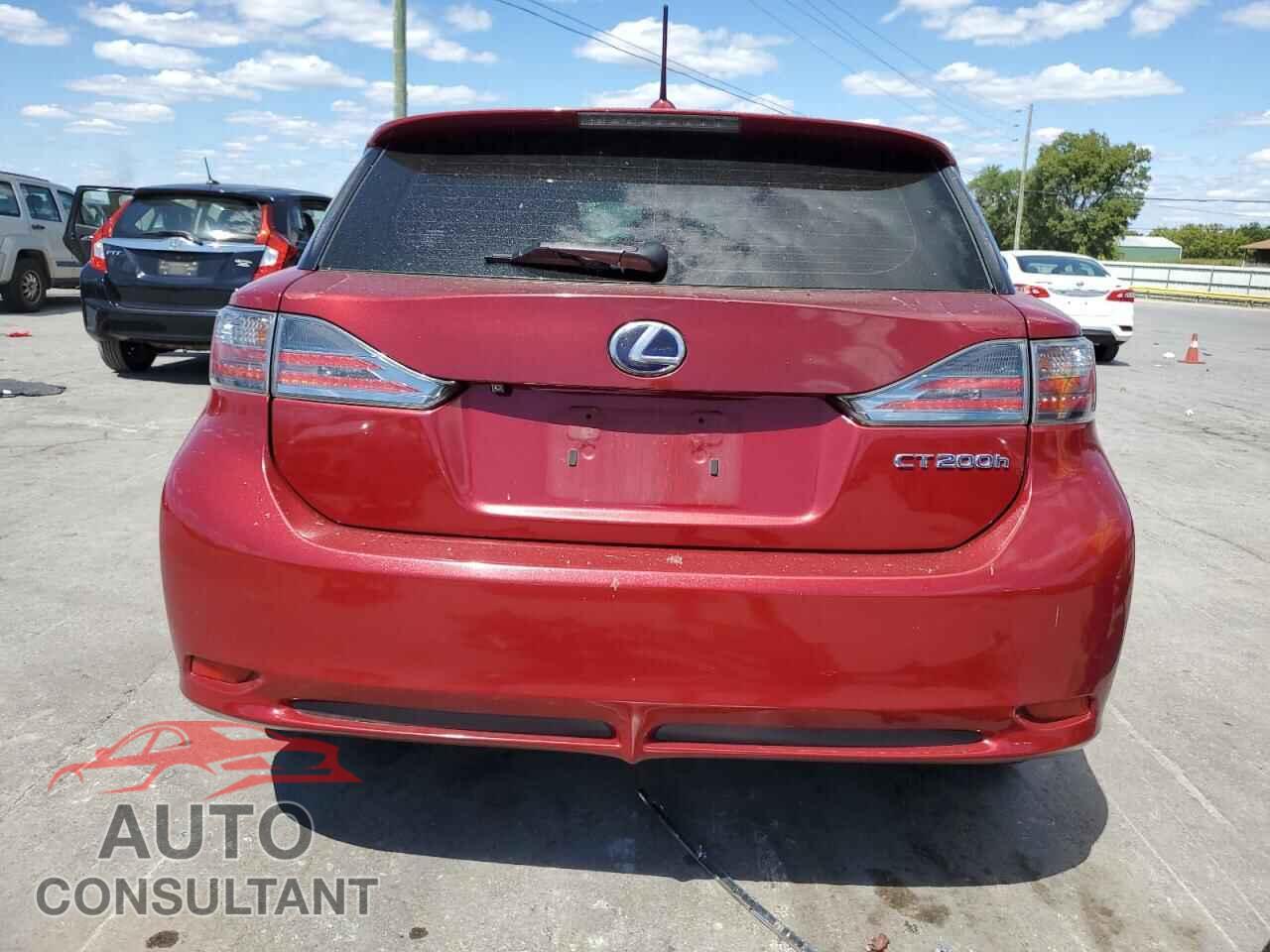 LEXUS CT 200 2013 - JTHKD5BH0D2159672