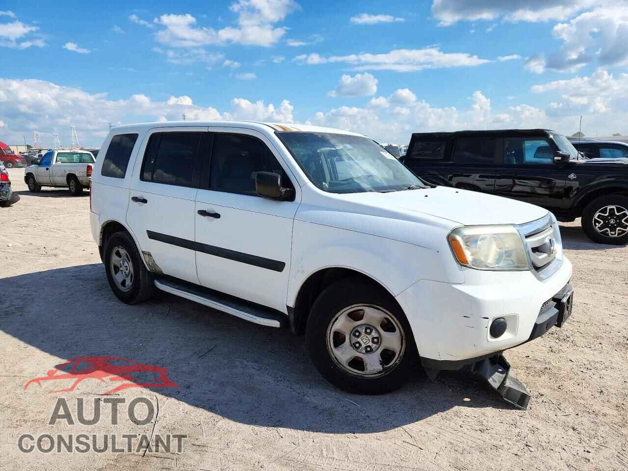 HONDA PILOT 2011 - 5FNYF4H29BB103257
