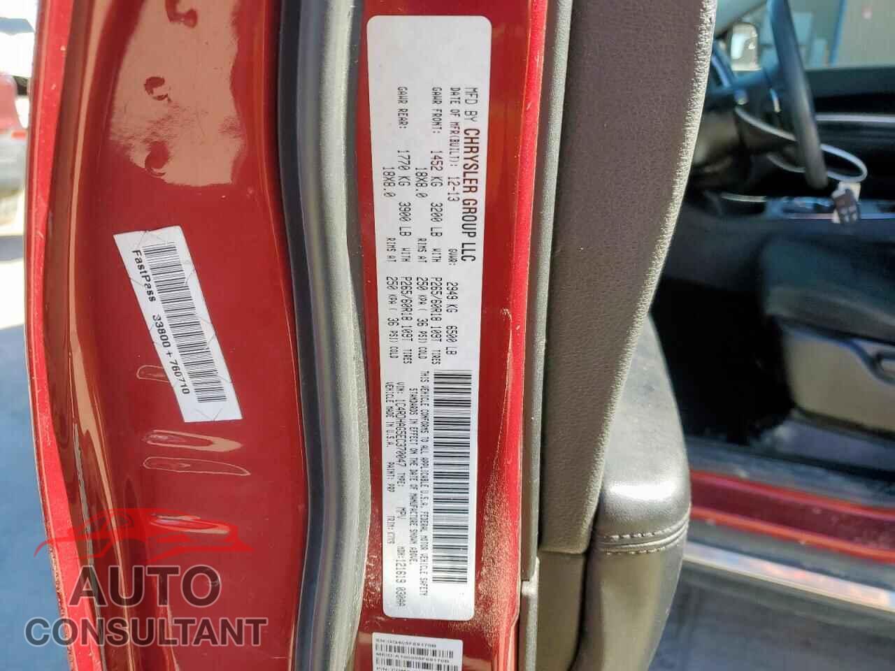 DODGE DURANGO 2014 - 1C4RDHAG5EC370047