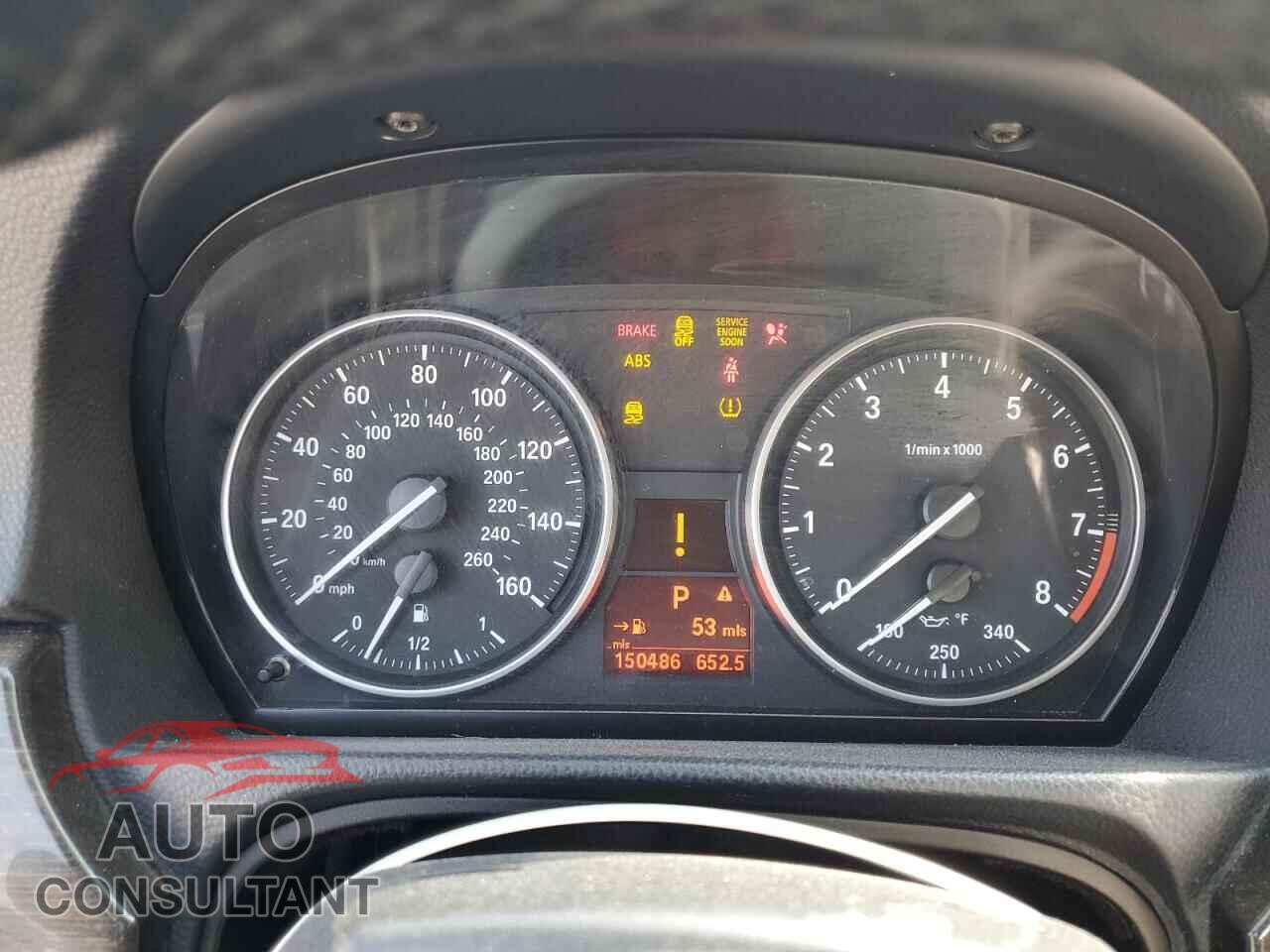 BMW 3 SERIES 2012 - WBADX7C59CE745637