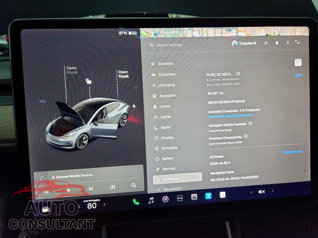 TESLA MODEL 3 2018 - 5YJ3E1EB4JF128548